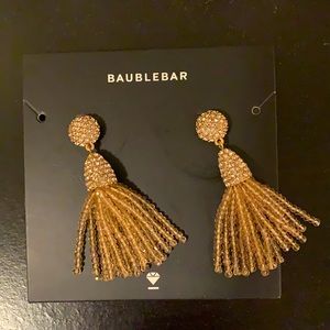 Champagne pink earrings.